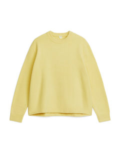 Pullover aus Baumwollmix Gelb