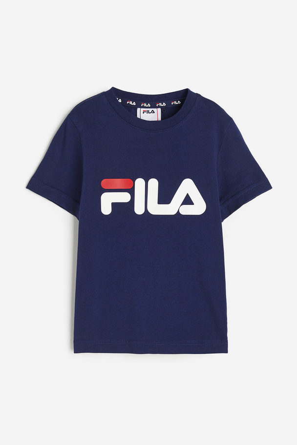 Fila Baia Mare Classic Logo Tee Medieval Blue