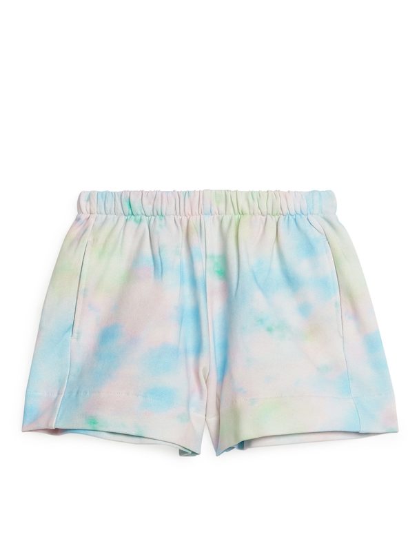 ARKET French Terry Shorts Blue/tie-dye