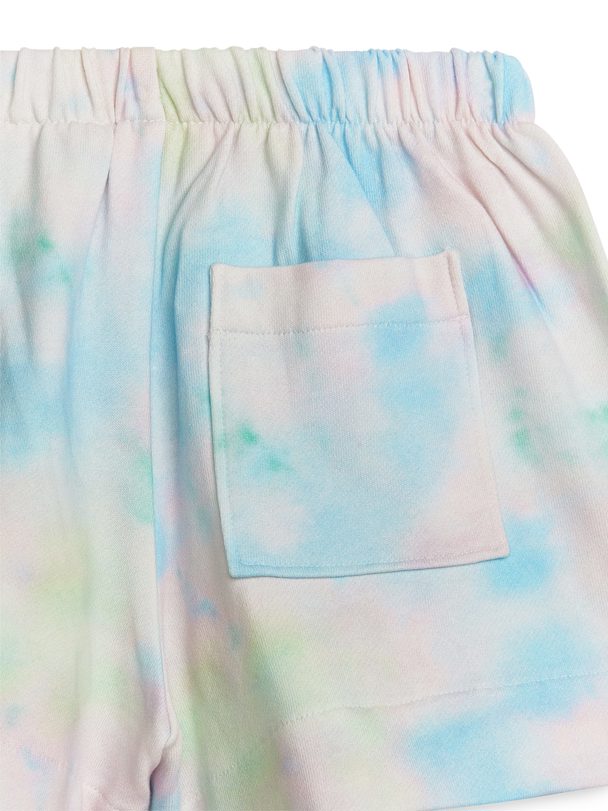 ARKET French Terry Shorts Blue/tie-dye