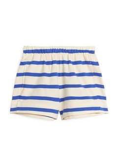 French Terry Shorts Blue/stripe