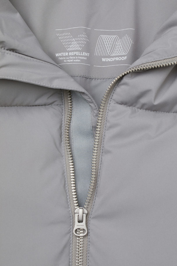 H&M Quilted Puffer Jacket Grey