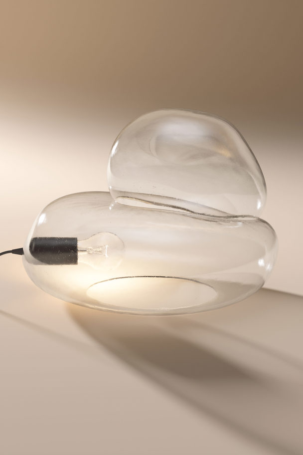 H&M HOME Glass Lamp Clear Glass
