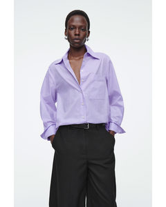 Oversized Tailored Shirt Lilac