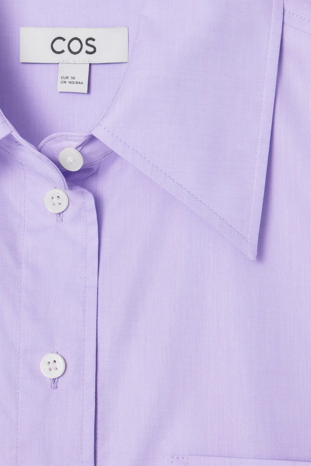 COS Oversized Tailored Shirt Lilac