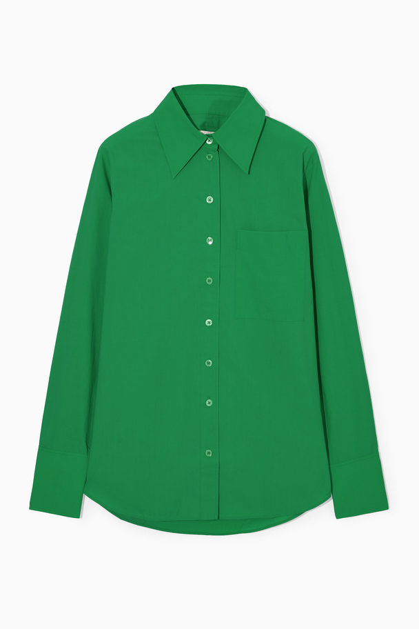 COS Oversized Tailored Shirt Green
