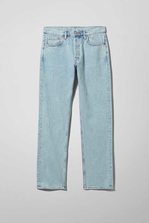 Weekday Wire High Straight Jeans Summer Blue