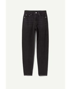 Lash Extra High Mom Jeans Washed Black