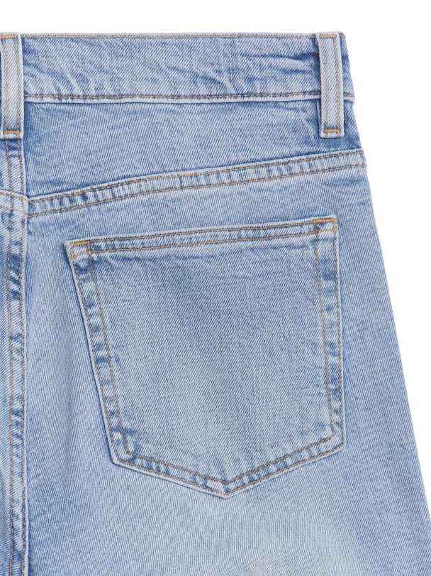 ARKET Wave Slim Jeans Med Stretch Og Svaj Blå