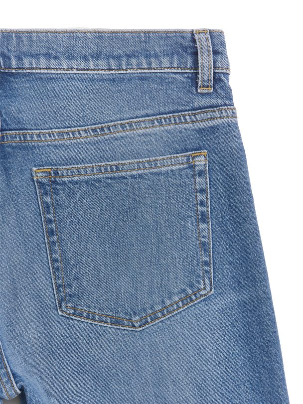 ARKET Wave Slim Jeans Med Stretch Og Svaj Klar Blå