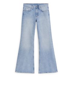 Wave Slim Jeans Med Stretch Og Svaj Blå