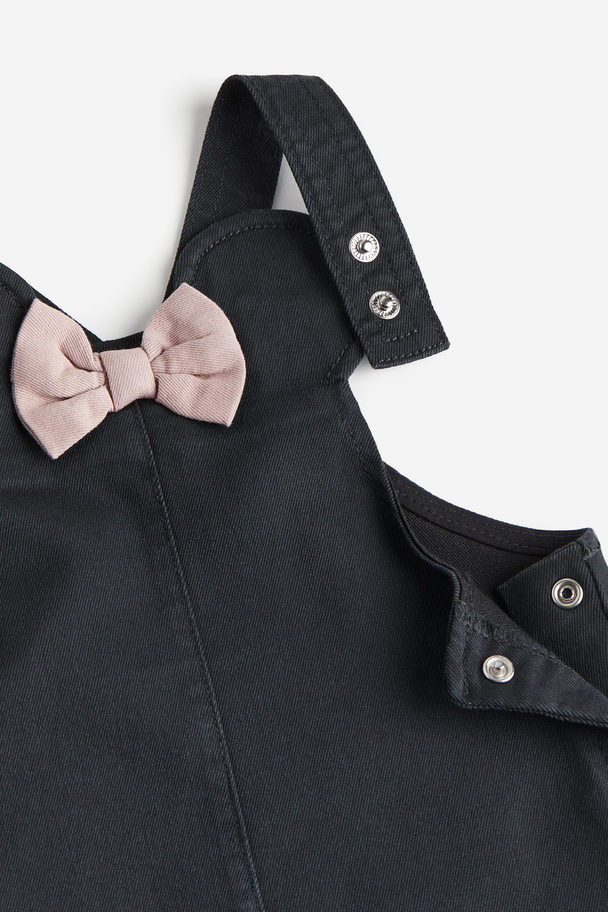 H&M 2-piece Top And Dress Set Black/minnie Mouse