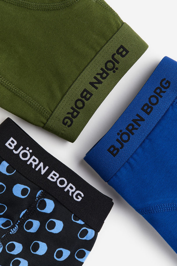 Björn Borg Cotton Stretch Boxer 7p Black/green/navy/multi/blue