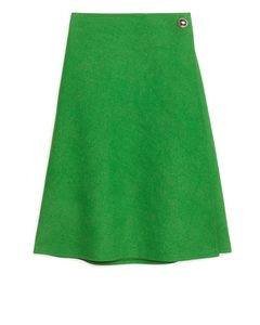 Arket And Pia Wallén Wool Skirt Green