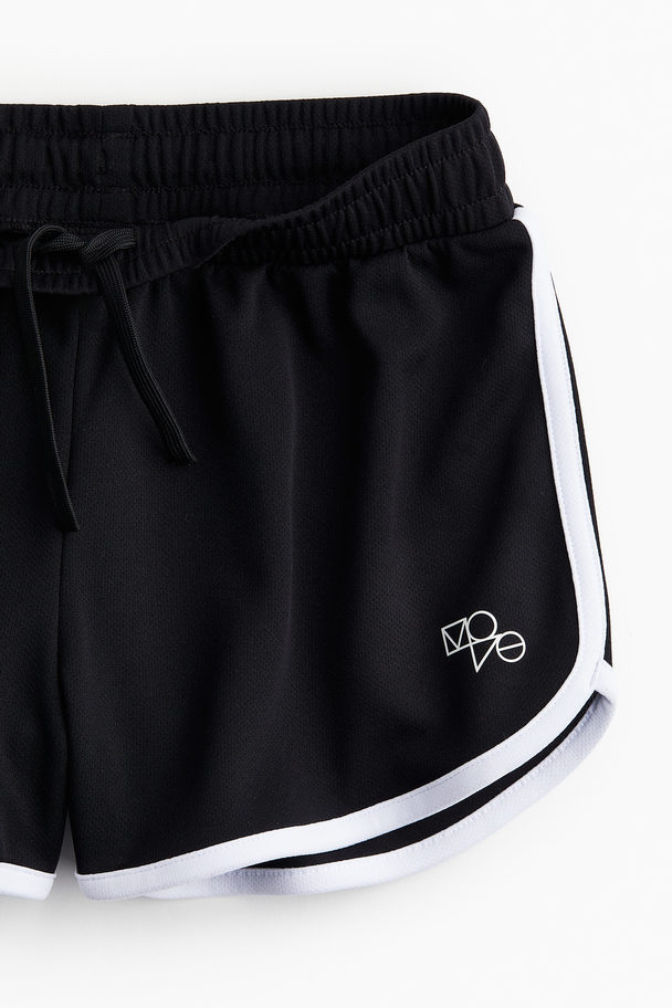 H&M DryMove™ Sportshorts Schwarz