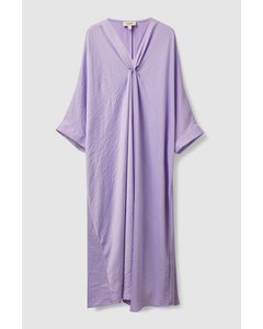 Longline Kaftan Dress Lilac