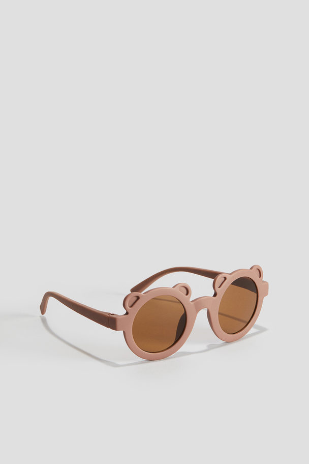 H&M Sonnenbrille Dunkelbeige