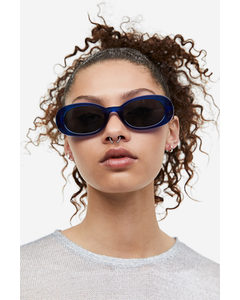 Oval Sunglasses Bright Blue