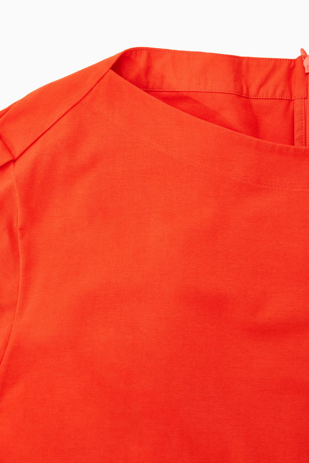 COS Belted Wide-leg Jumpsuit Bright Orange