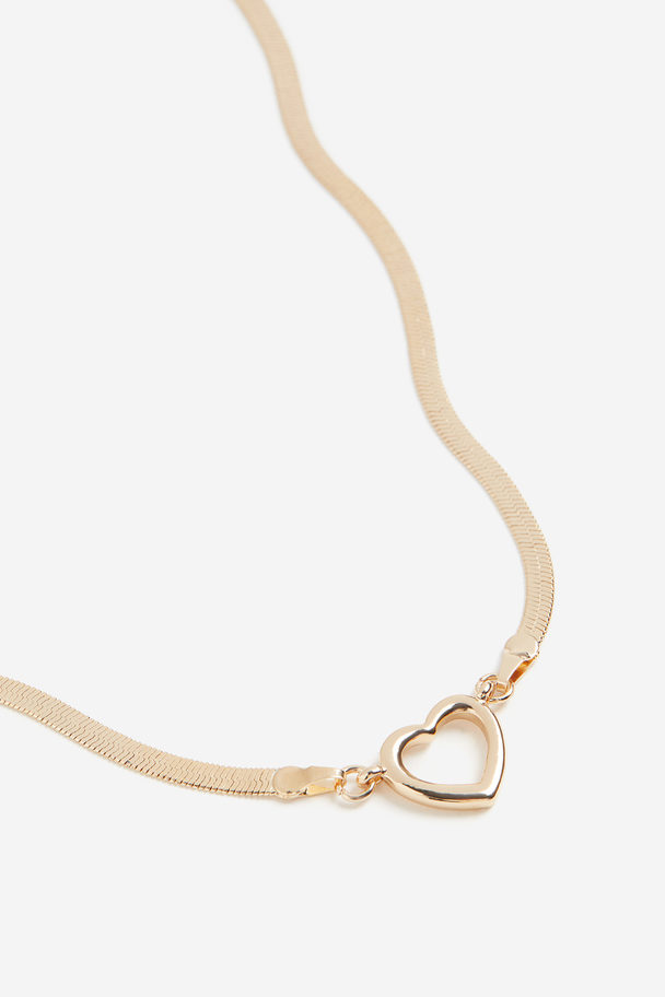 H&M Pendant Necklace Gold-coloured