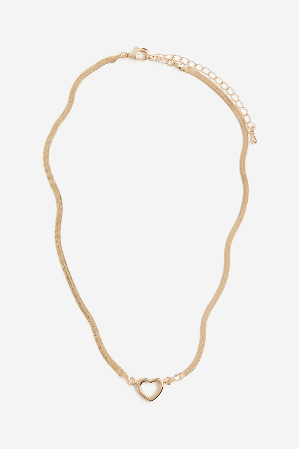 H&M Pendant Necklace Gold-coloured