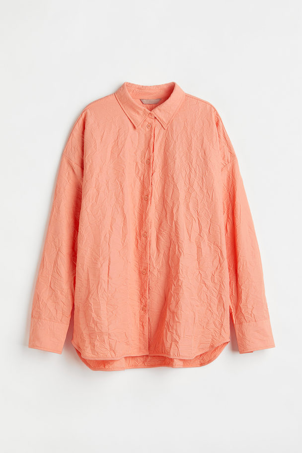 H&M Oversized Bluse Apricot