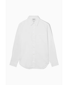 Patch-pocket Shirt - Regular White