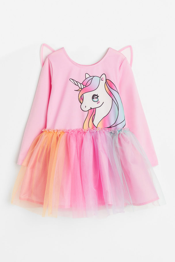 H&M Tulle-skirt Fancy Dress Costume Pink/unicorn