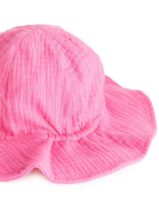 ARKET Cheesecloth Sunhat Pink
