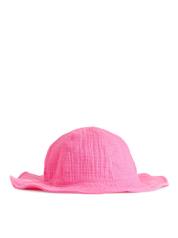 ARKET Cheesecloth Sunhat Pink