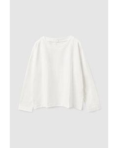 Boxy-fit Top White