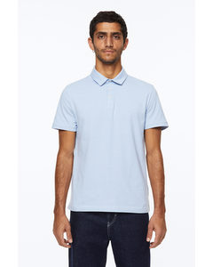 Slim Fit Polo Shirt Light Blue
