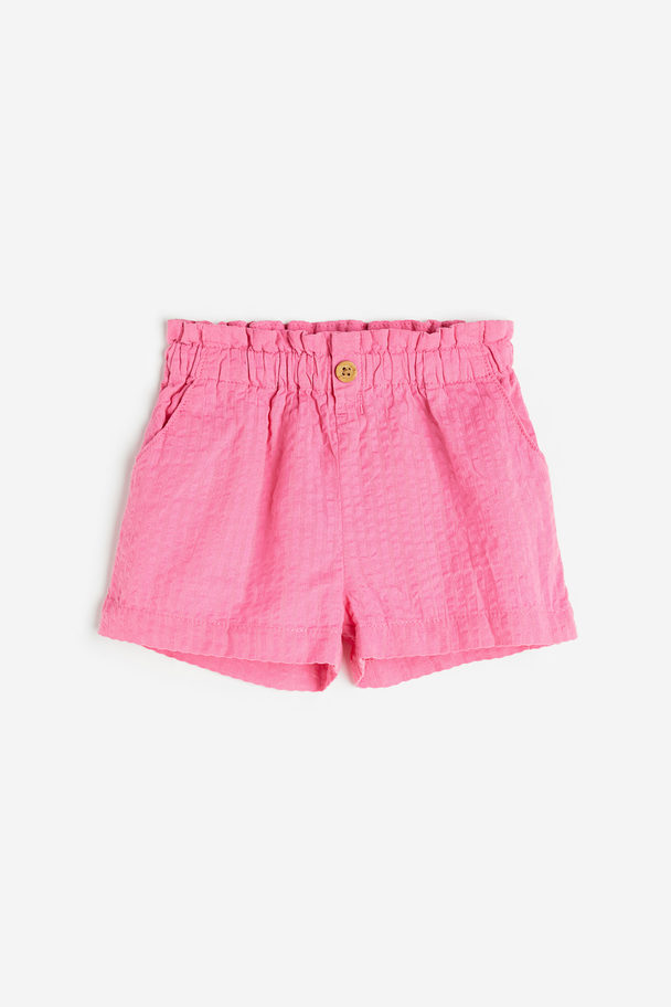 H&M Paper Bag Shorts Pink