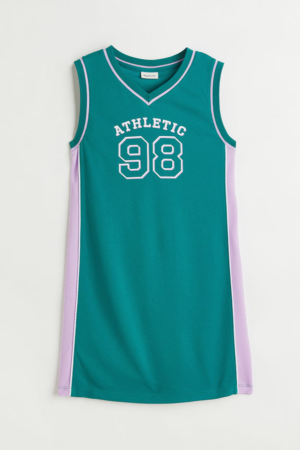 H&M Basketball Dress Ocean Green/athletic