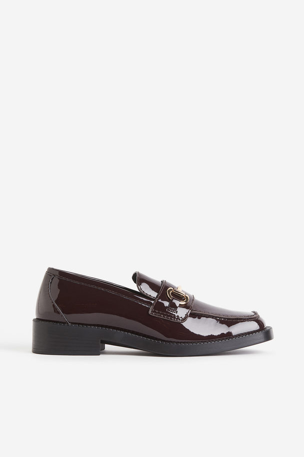H&M Loafers Dark Red