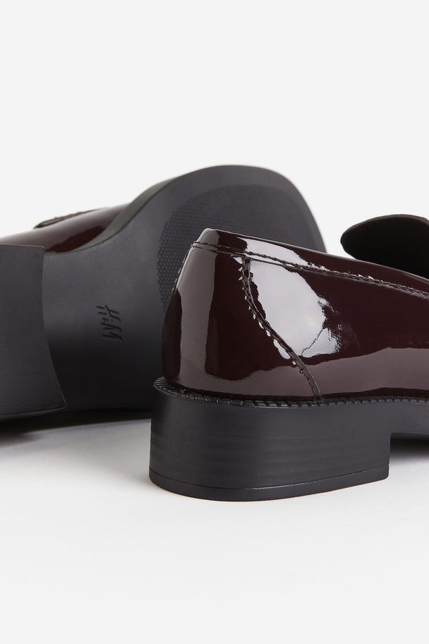 H&M Loafers Dark Red