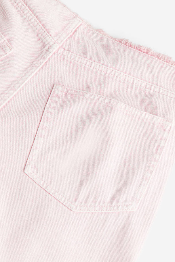 H&M Baggy Low Jeans Light Pink