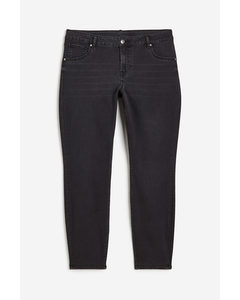 H&M+ Low Ankle Jeggings Schwarz/Washed out