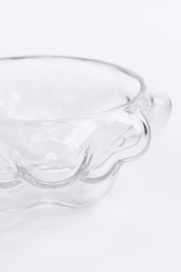 H&M HOME Decoratieve Glazen Schaal Helder Glas