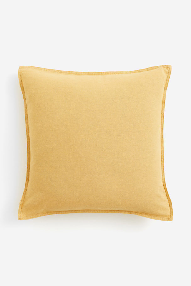 H&M HOME Linen-blend Cushion Cover Yellow