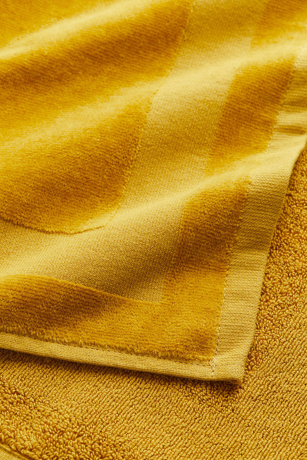 H&M HOME Velour Guest Towel Yellow