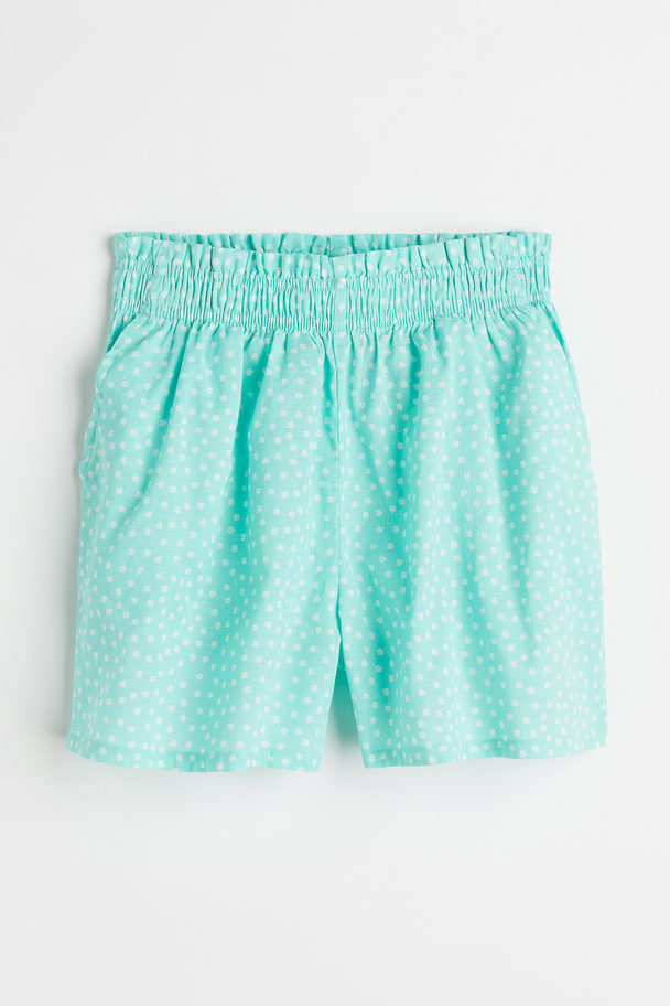 H&M Shorts Turquoise/floral