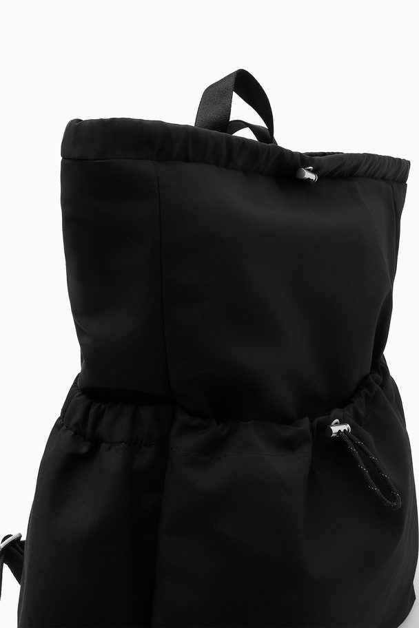 COS Drawstring Backpack Black