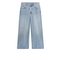 Wide Cropped Jeans Light Blue