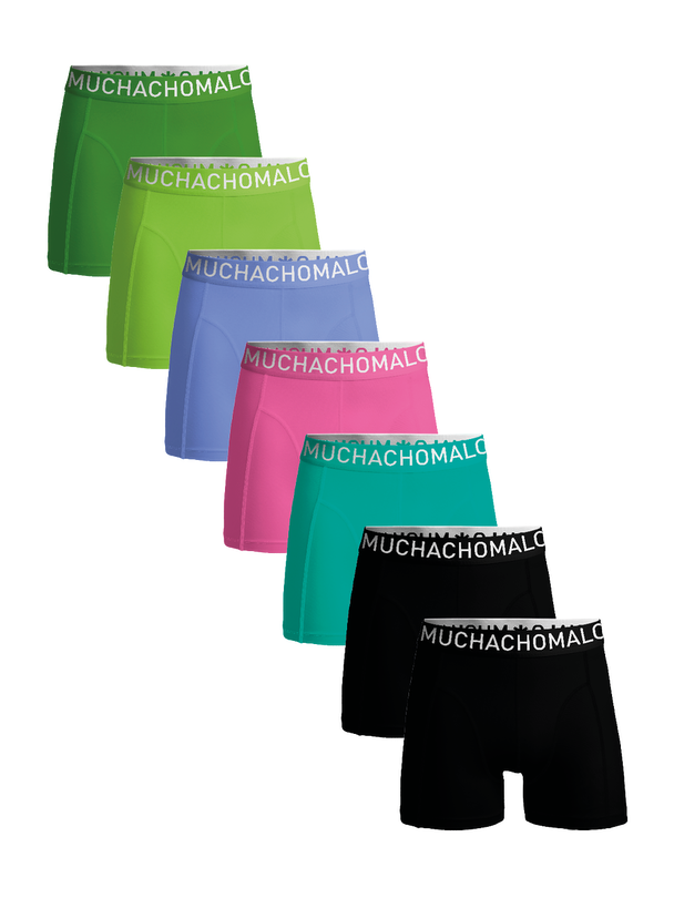 Muchachomalo 7er-Pack Boxershorts Herren - Weicher Bund - perfekte Qualität