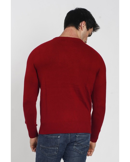 William de Faye Round Neck Sweater With Raglan Sleeves