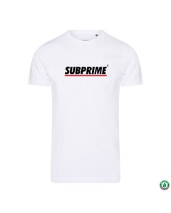 Subprime Shirt Stripe White Hvid