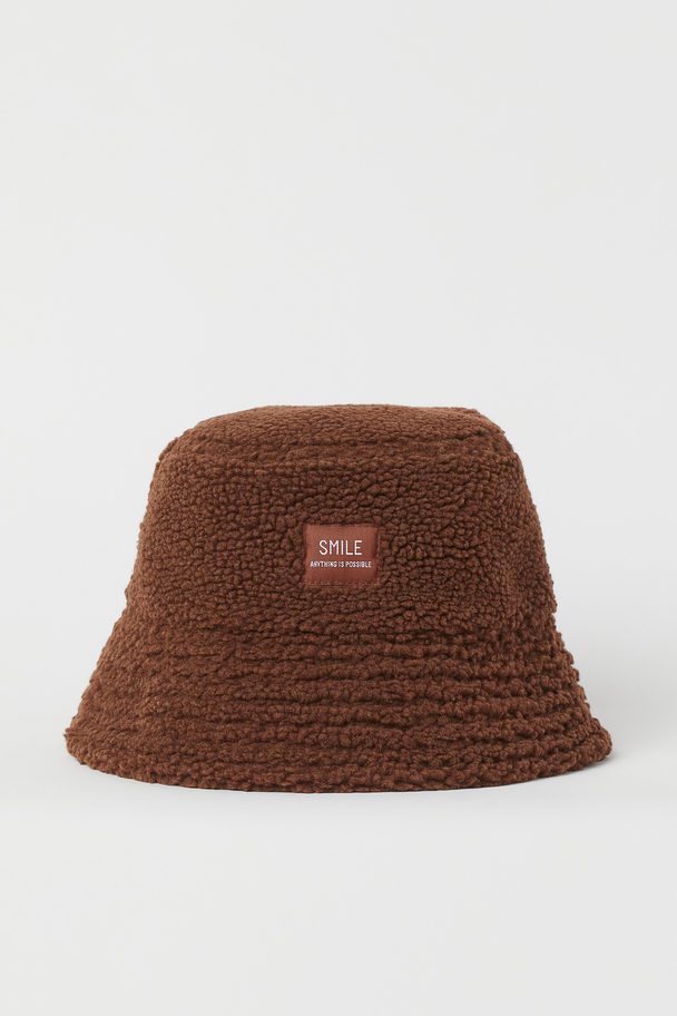 H&M Bucket Hat Braun