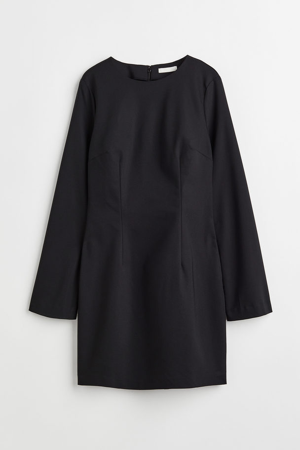 H&M Fitted Dress Black