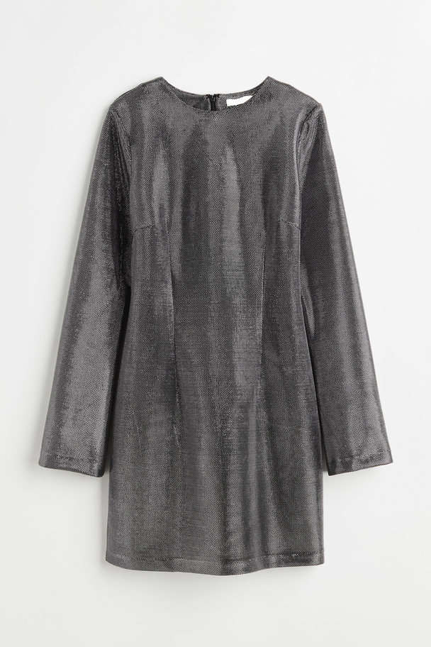 H&M Fitted Dress Grey